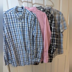 Bundle Of 4 Men's Plaid Shirts